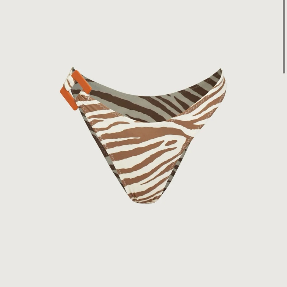 SAME LOS ANGELES SIZE S Zebra Print Bikini Bottom